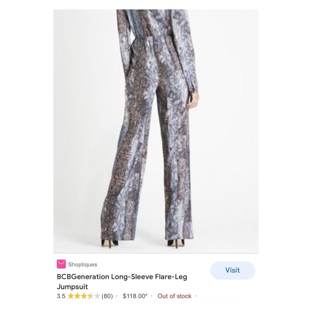 Patch Print Jumpsuit Bcbgeneration Ladies - image 4